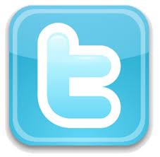 The historical Twitter logo: a white lowercase letter t on a glossy light-blue rounded square.