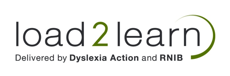 Load2Learn, delivered by Dyslexia Action and RNIB.
