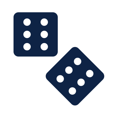 A dice icon beside the heading.