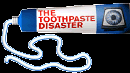 Clip-art tube labelled “The Toothpaste Disaster”, with the toothpaste squeezed out in a long looping line on the floor.