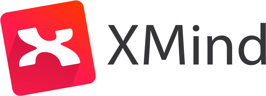 The XMind logo: a red tile with a white X beside the word XMind.