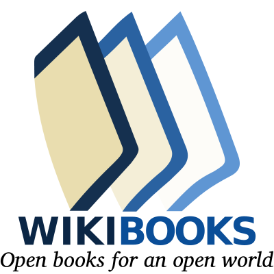 The Wikibooks logo.