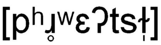 A narrow phonetic transcription of the word, with aspiration, a devoiced and labialised r, a glottal stop and a syllabic dark l.