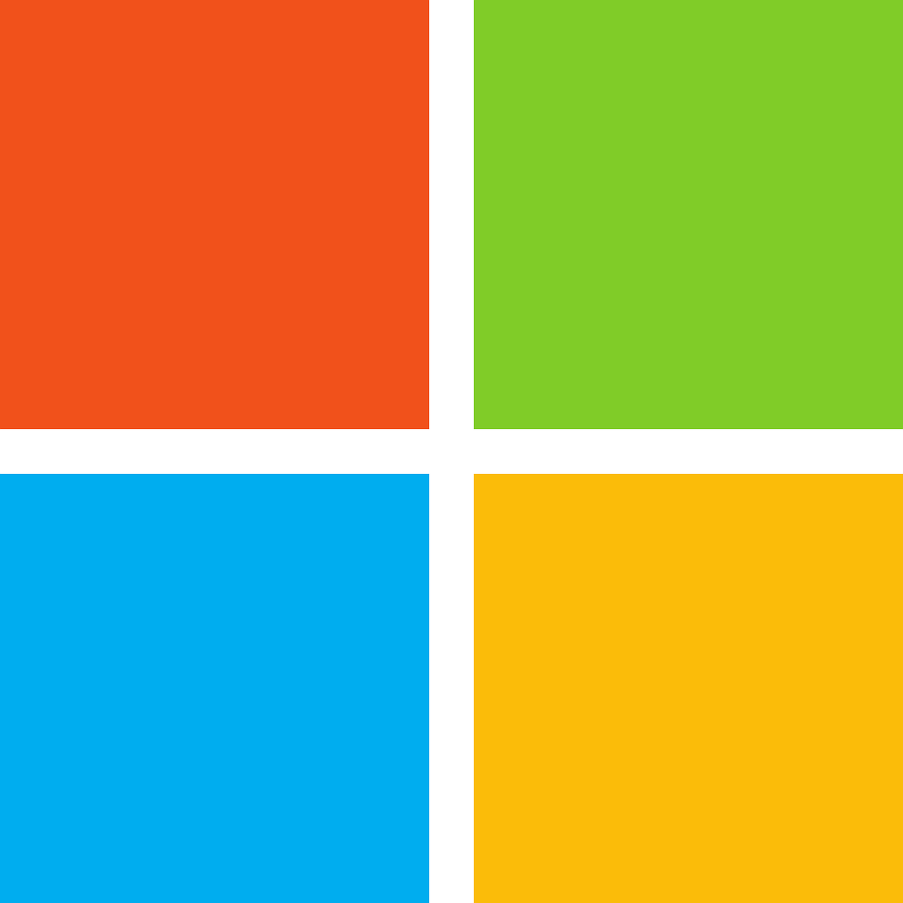 Microsoft logo.